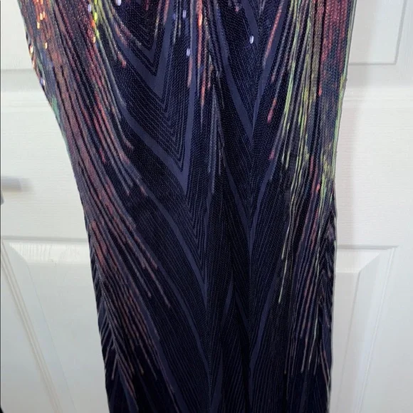 Multicolor Sequin Dress with Spaghetti Straps - Picture 14 of 16